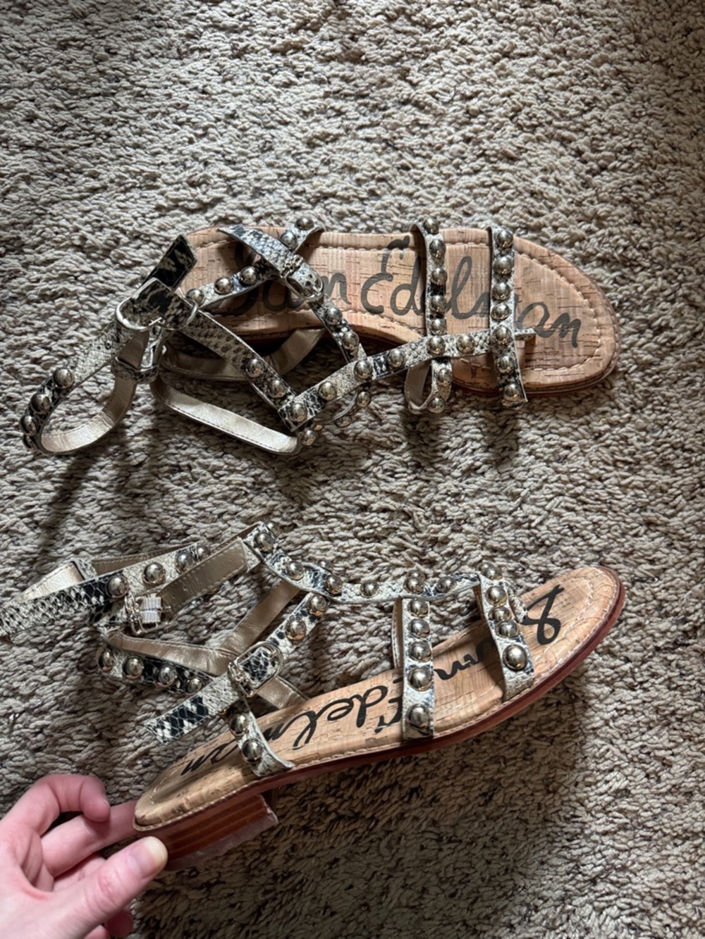 Sam Edelman Studded Strappy Sandals